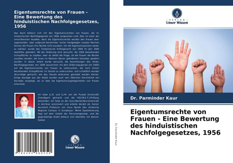Produktbild: Eigentumsrechte von Frauen - Eine Bewertung des hinduistischen Nachfolgegesetzes, 1956