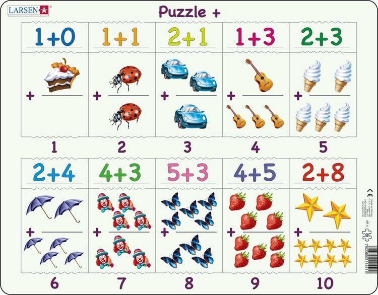 Produktbild: Puzzle+ (Addition von 1 bis 10)