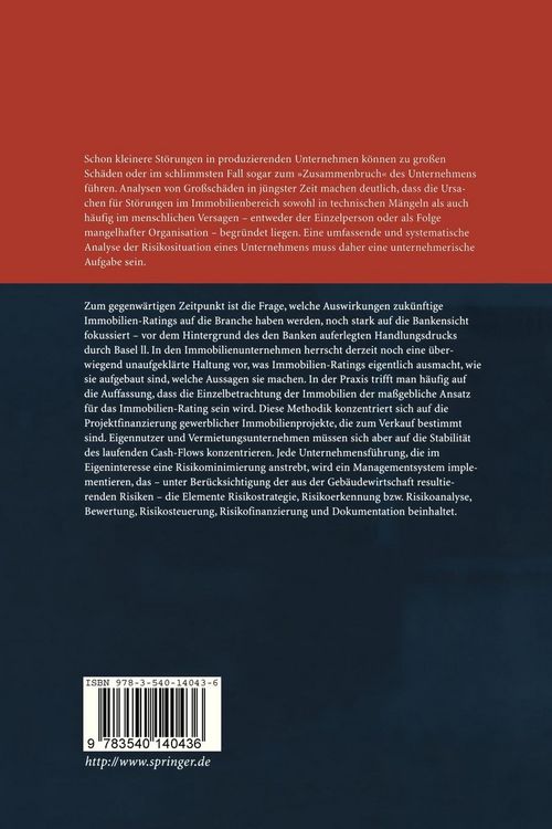 Produktbild: Riskmanagement im Immobilienbereich
