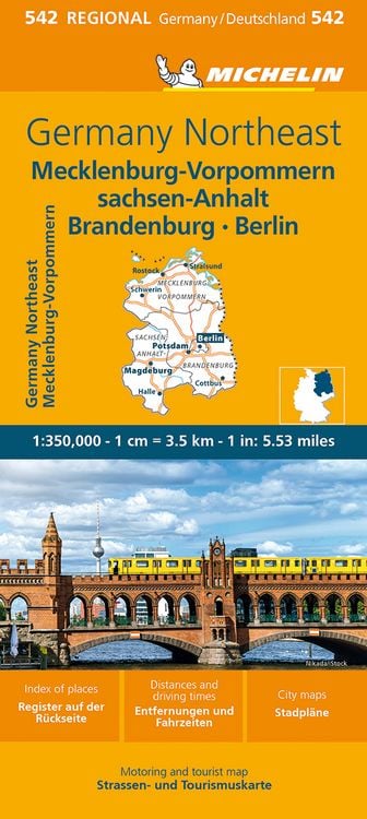 Produktbild: Michelin Mecklenburg-Vorpommern, Sachsen-Anhalt, Brandenburg, Berlin 542