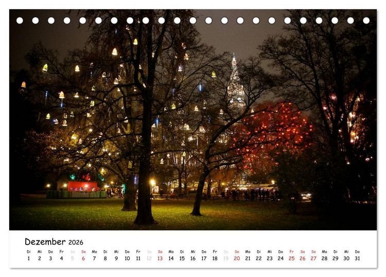 Produktbild: Wiener Eindr&uuml;cke (Tischkalender 2026 DIN A5 quer), CALVENDO Monatskalender