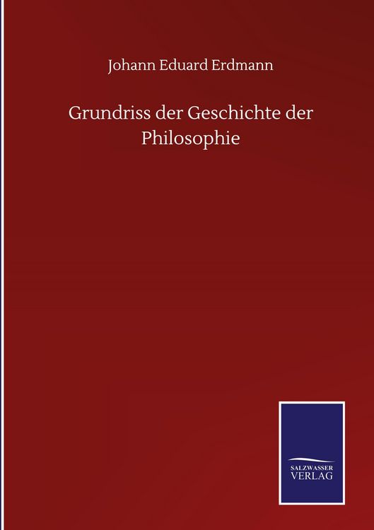Produktbild: Grundriss der Geschichte der Philosophie