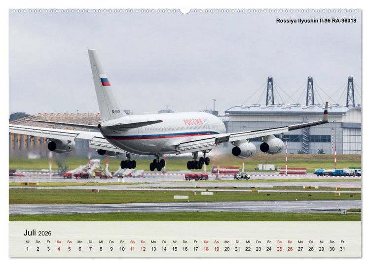 Produktbild: Sch&ouml;nheiten der Luftfahrt 2026 (Wandkalender 2026 DIN A2 quer), CALVENDO Monatskalender