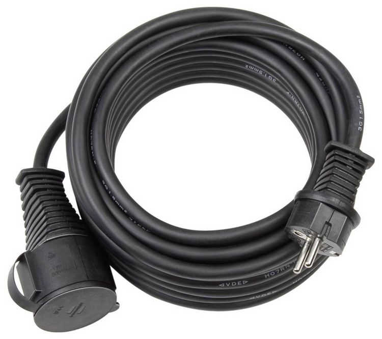 Produktbild: Brennenstuhl 1167810 Strom Verl&auml;ngerungskabel Schwarz 10.00m H07RN-F 3G 1,5mm&sup2;