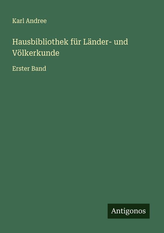 Produktbild: Hausbibliothek f&uuml;r L&auml;nder- und V&ouml;lkerkunde