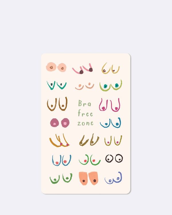 Produktbild: Lunacard Postkarte *brafree zone