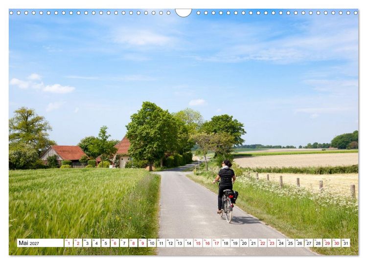 Produktbild: Radland Deutschland - Niedersachsen (Wandkalender 2027 DIN A3 quer), CALVENDO Monatskalender