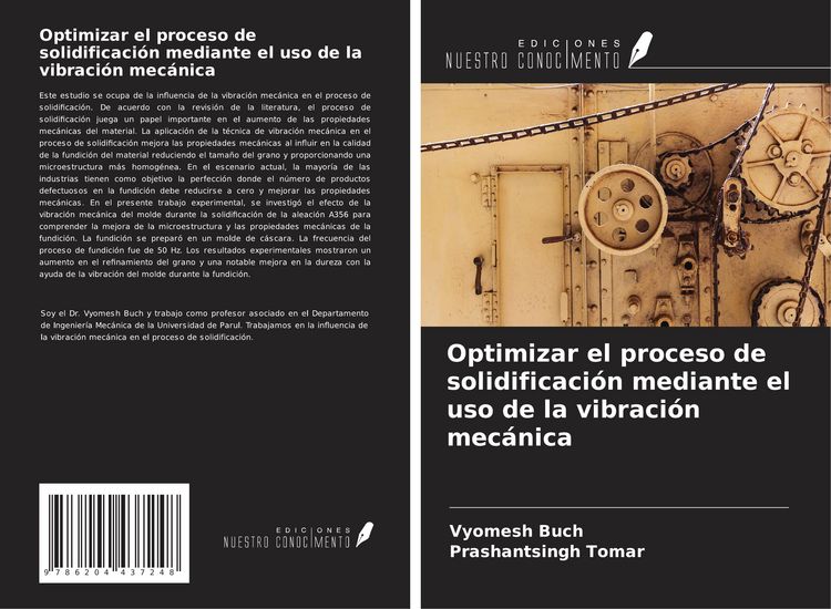 Produktbild: Optimizar el proceso de solidificaci&oacute;n mediante el uso de la vibraci&oacute;n mec&aacute;nica