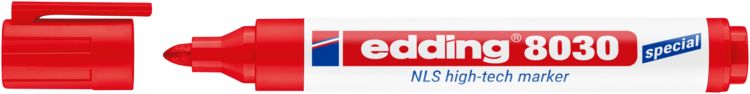 Produktbild: EDDING&reg; High-Tech Marker 8030 NLS, rot