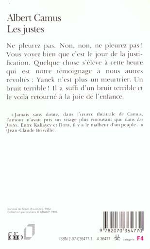 Produktbild: Les Justes