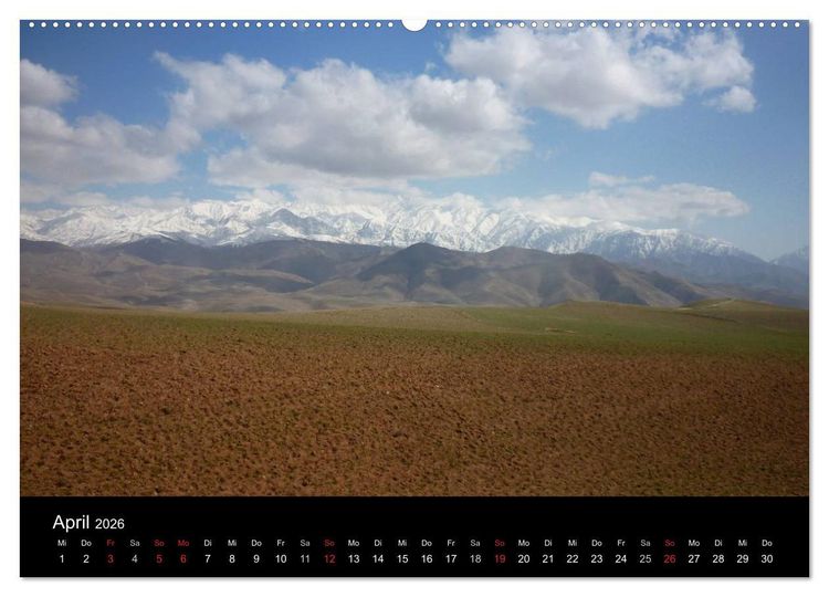 Produktbild: Afghanistan (Wandkalender 2026 DIN A2 quer), CALVENDO Monatskalender