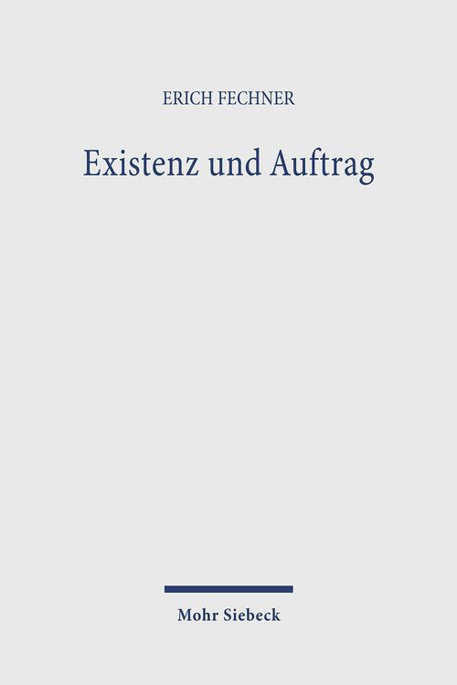 Produktbild: Existenz und Auftrag