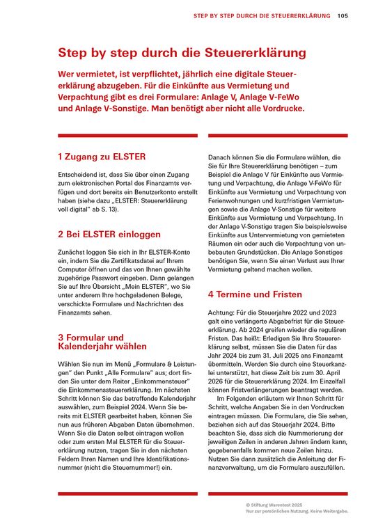 Produktbild: Das Steuer-Set f&uuml;r Vermieter