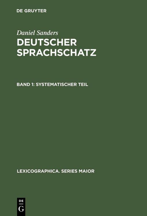 Produktbild: Systematischer Teil
