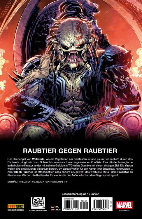 Produktbild: Predator vs. Black Panther: Jagd im Dschungel