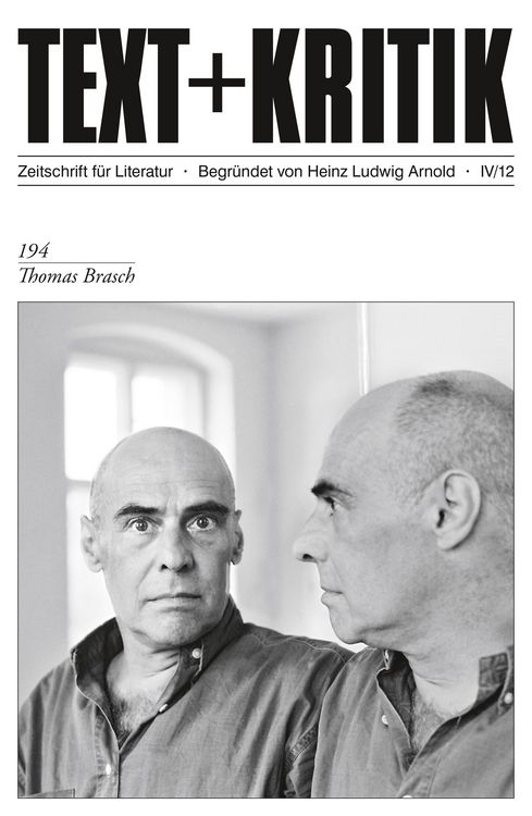 Produktbild: TEXT + KRITIK 194 - Thomas Brasch