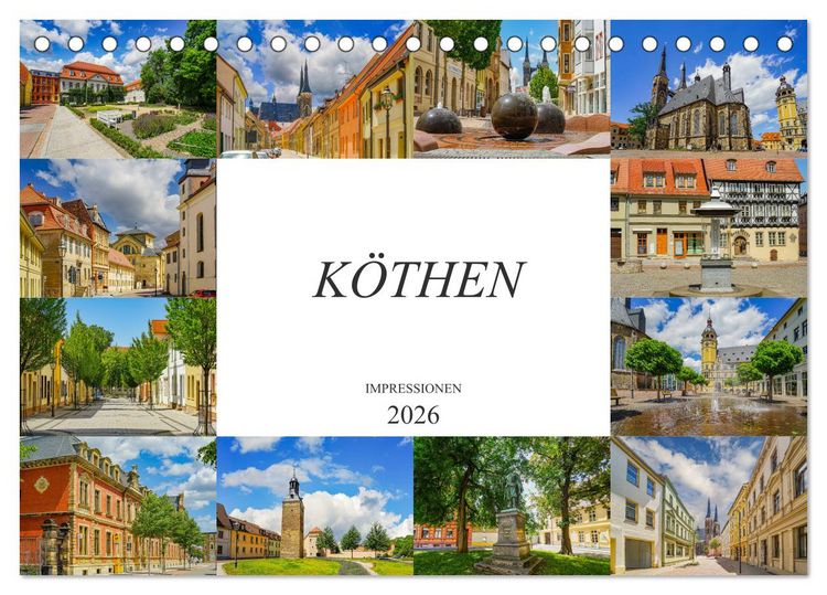 Produktbild: K&ouml;then Impressionen (Tischkalender 2026 DIN A5 quer), CALVENDO Monatskalender