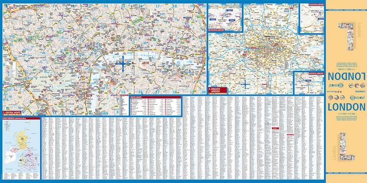 Produktbild: London, Borch Map