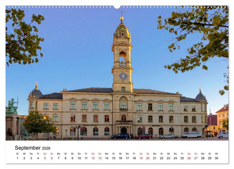 Produktbild: GROSSENHAIN 2026 (Wandkalender 2026 DIN A2 quer), CALVENDO Monatskalender