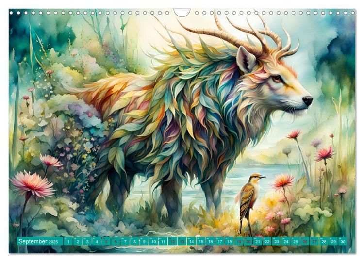 Produktbild: Liebenswerte Kreaturen (Wandkalender 2026 DIN A3 quer), CALVENDO Monatskalender