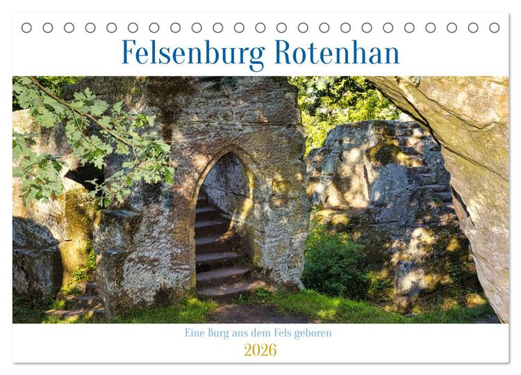 Produktbild: Felsenburg Rotenhan (Tischkalender 2026 DIN A5 quer), CALVENDO Monatskalender