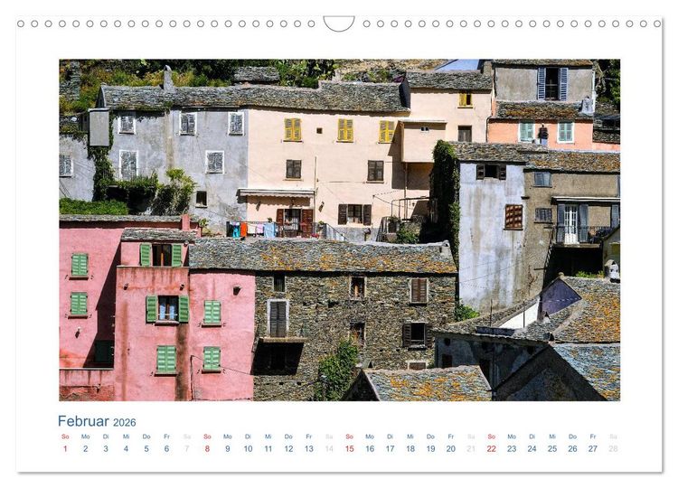 Produktbild: Korsika 2026 (Wandkalender 2026 DIN A3 quer), CALVENDO Monatskalender