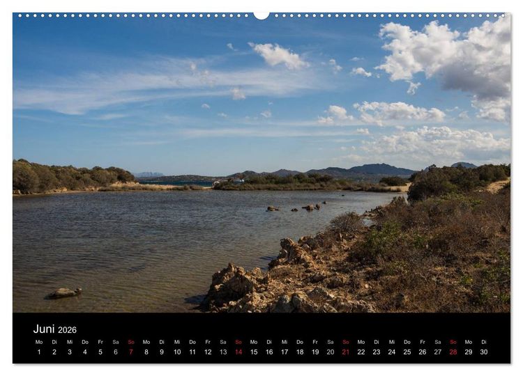 Produktbild: Sardinien - die sch&ouml;nsten Emotionen der Insel (hochwertiger Premium Wandkalender 2026 DIN A2 quer), Kunstdruck in Hochglanz