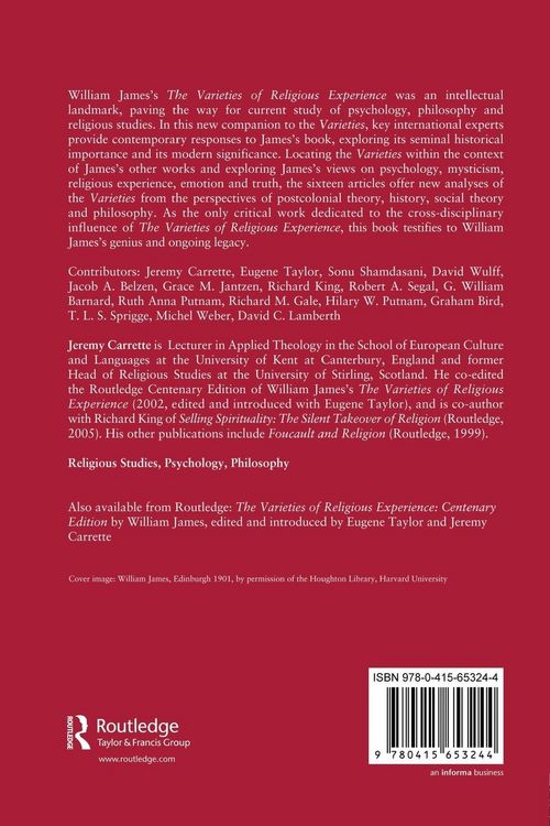 Produktbild: William James and The Varieties of Religious Experience