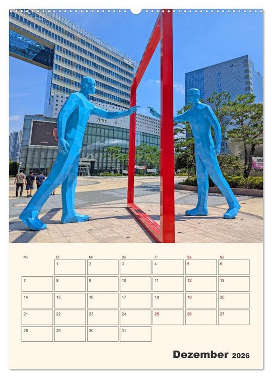Produktbild: Entdecke Seoul (hochwertiger Premium Wandkalender 2026 DIN A2 hoch), Kunstdruck in Hochglanz