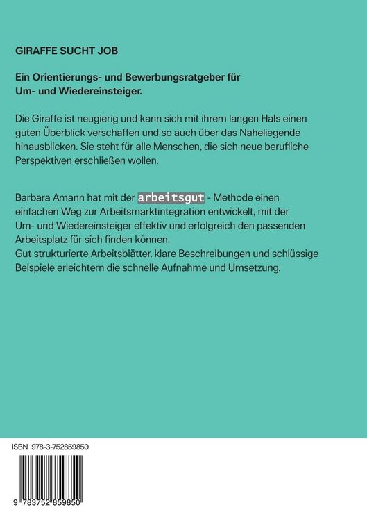 Produktbild: Giraffe sucht Job