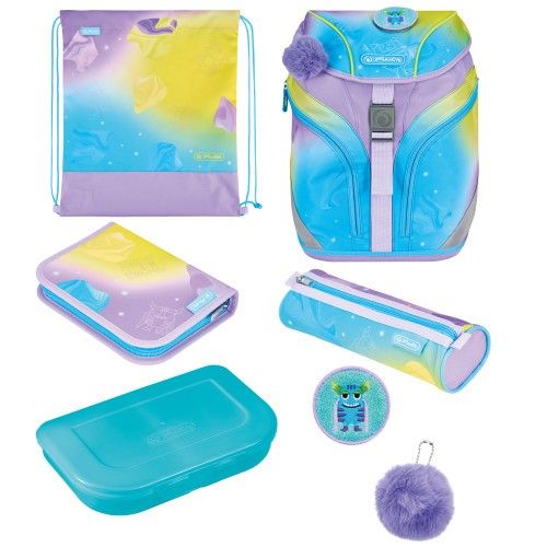 Produktbild: Herlitz Grundschulrucksack SoftLight GREENline, Little Monster