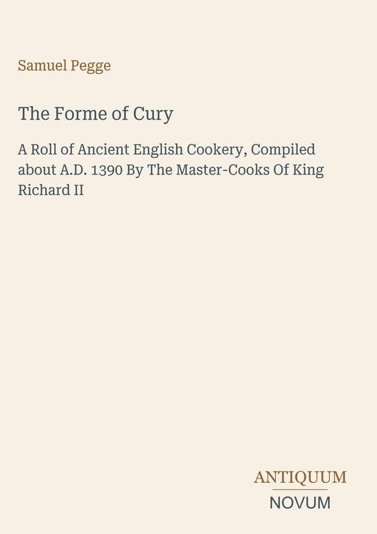 Produktbild: The Forme of Cury