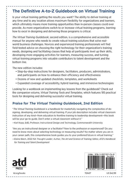Produktbild: The Virtual Training Guidebook