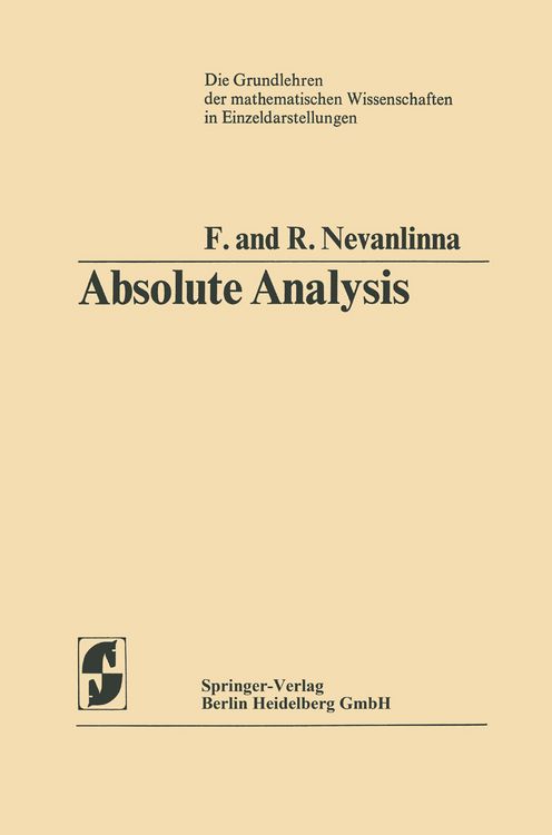 Produktbild: Absolute Analysis