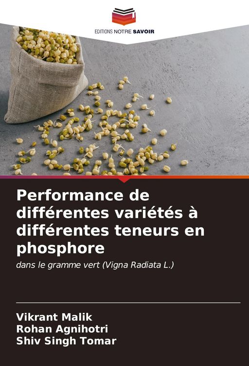 Produktbild: Performance de diff&eacute;rentes vari&eacute;t&eacute;s &agrave; diff&eacute;rentes teneurs en phosphore