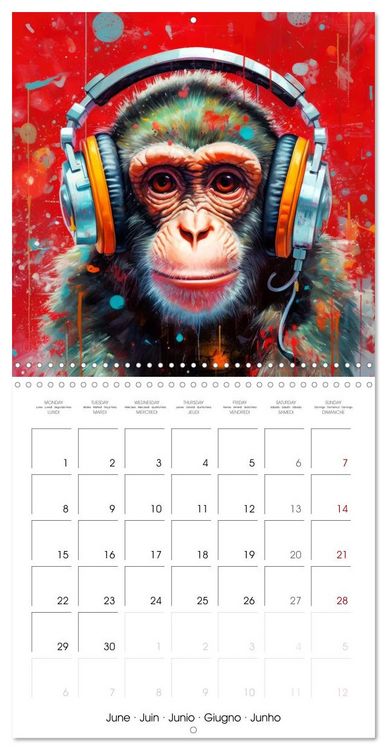 Produktbild: Animal Beats (Wall Calendar 2026 12 &times; 12 Inch) CALVENDO 12 Month Wall Calendar