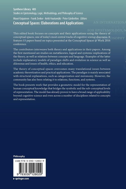 Produktbild: Conceptual Spaces: Elaborations and Applications