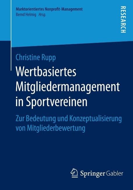 Produktbild: Wertbasiertes Mitgliedermanagement in Sportvereinen