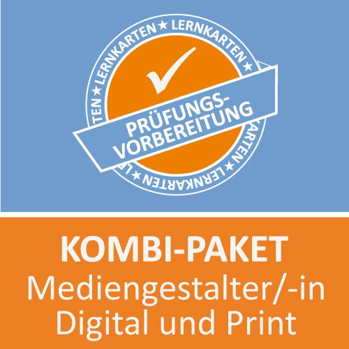 Produktbild: Kombi-Paket Mediengestalter Digital und Print Lernkarten