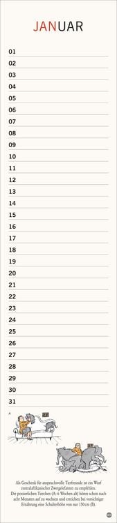 Produktbild: Loriot Geburtstagskalender Langplaner