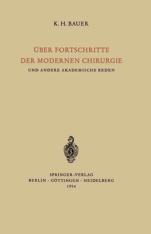 Produktbild: &Uuml;ber Fortschritte der Modernen Chirurgie und Andere Akademische Reden