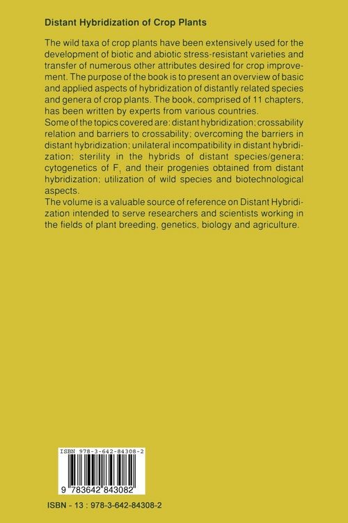 Produktbild: Distant Hybridization of Crop Plants