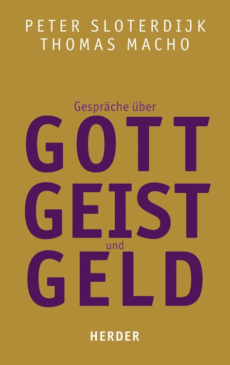Produktbild: Gespr&auml;che &uuml;ber Gott, Geist und Geld