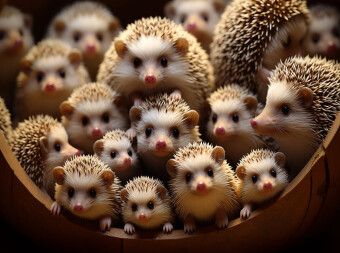 Produktbild: CALVENDO Puzzle Viele Igel auf einem Bild | 2000 Teile Lege-Gr&ouml;&szlig;e 90x67cm Foto-Puzzle f&uuml;r gl&uuml;ckliche Stunden