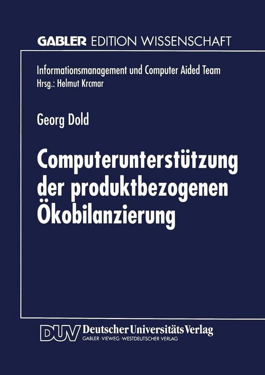 Produktbild: Computerunterst&uuml;tzung der produktbezogenen &Ouml;kobilanzierung