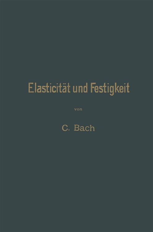 Produktbild: Elasticit&auml;t und Festigkeit