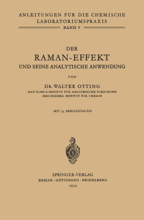 Produktbild: Der Raman-Effekt und seine analytische Anwendung