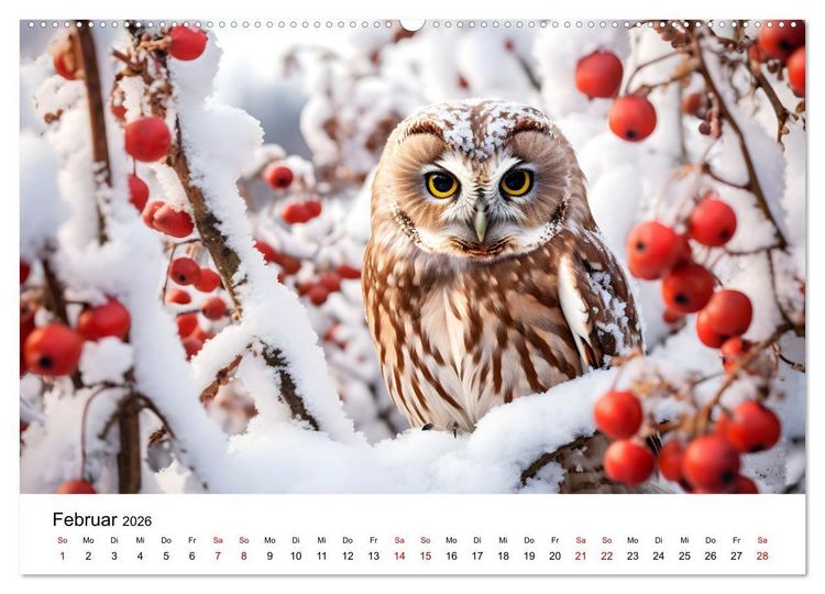 Produktbild: Magic Animals (hochwertiger Premium Wandkalender 2026 DIN A2 quer), Kunstdruck in Hochglanz