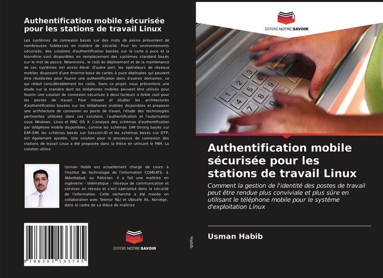Produktbild: Authentification mobile s&eacute;curis&eacute;e pour les stations de travail Linux