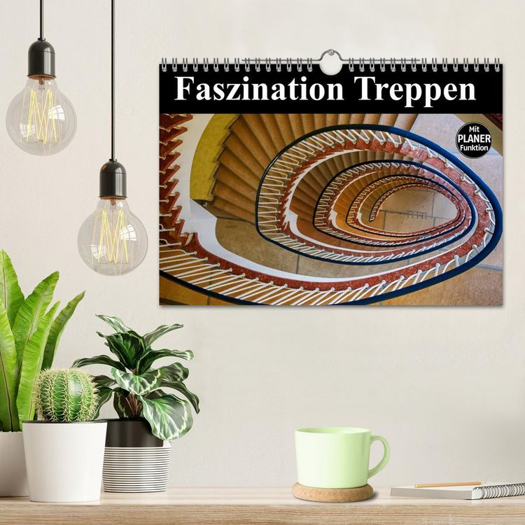 Produktbild: Faszination Treppen (Wandkalender 2026 DIN A4 quer), CALVENDO Monatskalender